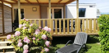 Mietunterkunft - Mobil Home Iroise 2 Zimmer - 2 Badezimmer - 34 M² - Camping de la Plage de Cleut Rouz