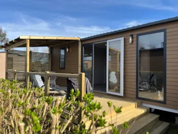 Mietunterkunft - Mobil Home Panama 2 Schlafzimmer - 30 M²  Neu In 2024 - Camping de la Plage de Cleut Rouz