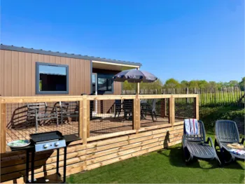 Mietunterkunft - Mobil Home Prestige Jardin  2 Schlafzimmer - 25Qm²  Neu 2025 - Camping de la Plage de Cleut Rouz