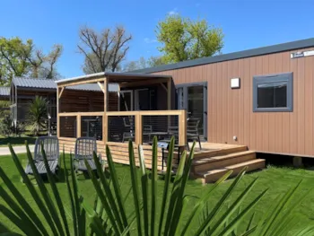 Mietunterkunft - Mobilheim Prestige Jardin  2 Schlafzimmer - 30 Qm² Neu 2025 - Camping de la Plage de Cleut Rouz