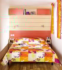 Mobil-home Duchesse 30m² - 2 chambres avec une terrasse couverte 1/4 Pers.