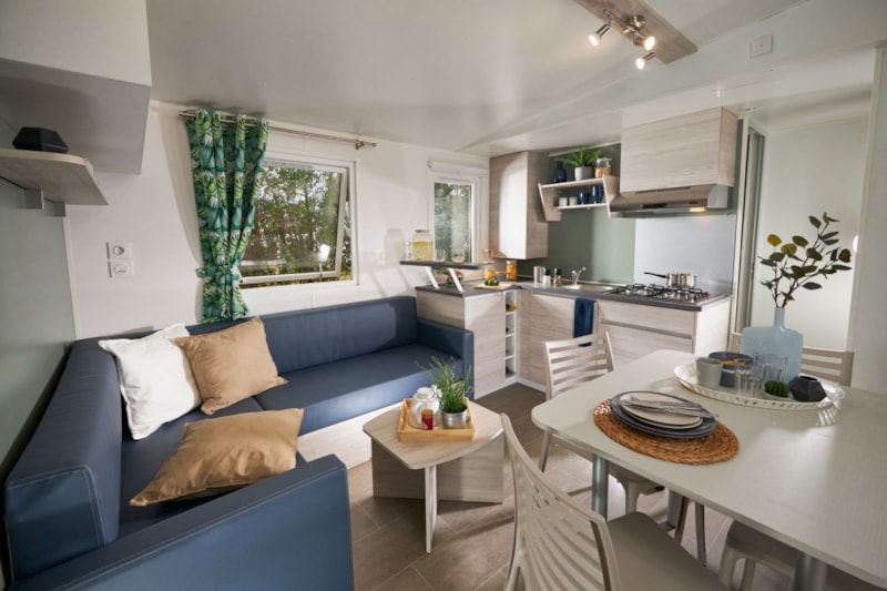 Hytte i Jumilhac Le Grand – Mobil home EVO33 - 3 chambres avec une terrasse couverte 1/6 Pers. – photo 7
