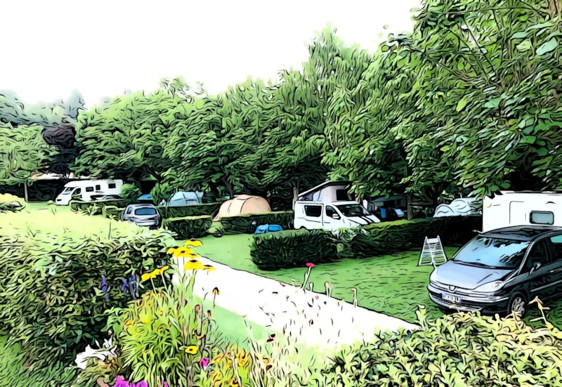 Emplacement Nature - Sur Plan Du Camping De 26 À 49 -