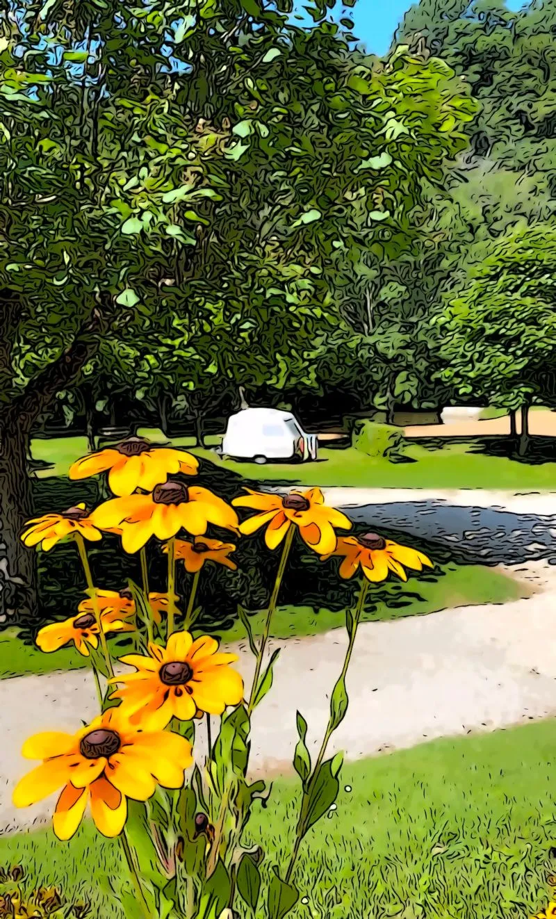 Emplacement Belle Vue  - Vue Sur Rivière  - Sur Plan Du Camping De 1 À 25 -