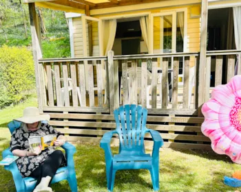 Mietunterkunft - Mobilheim Natur, 2 Schlafzimmer. - Camping La Chatonnière