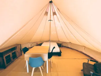 Accommodation - Canvas Lodge In The Bamboo Grove - Camping Les Avenieres