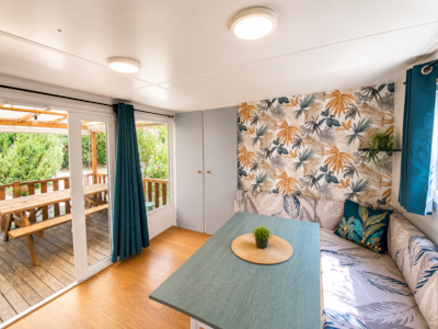 Mobile home for 5 people, 2 bedrooms