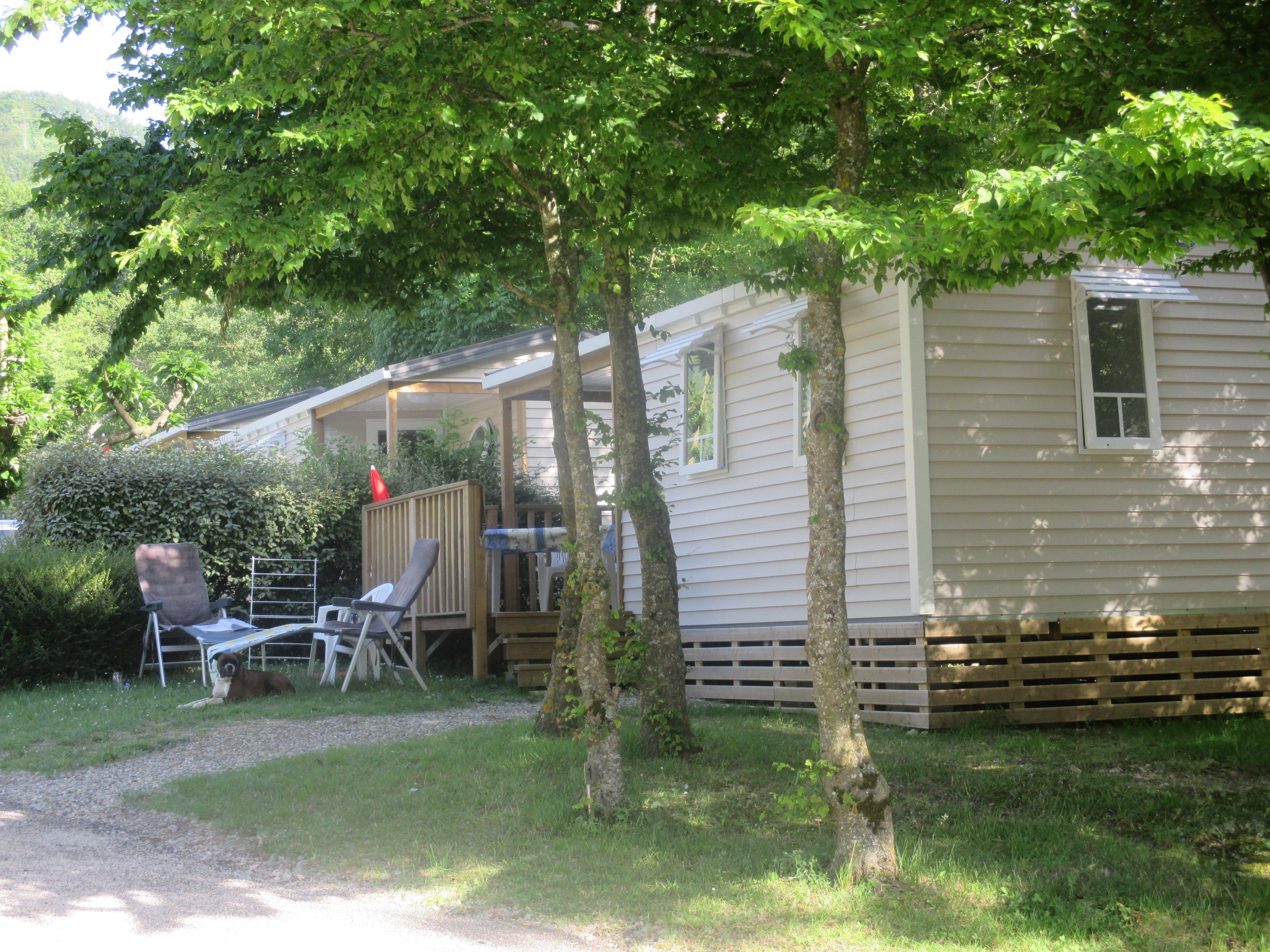 Location - Mobilhome 27M² - 2 Chambres - Camping Le Gallo Romain