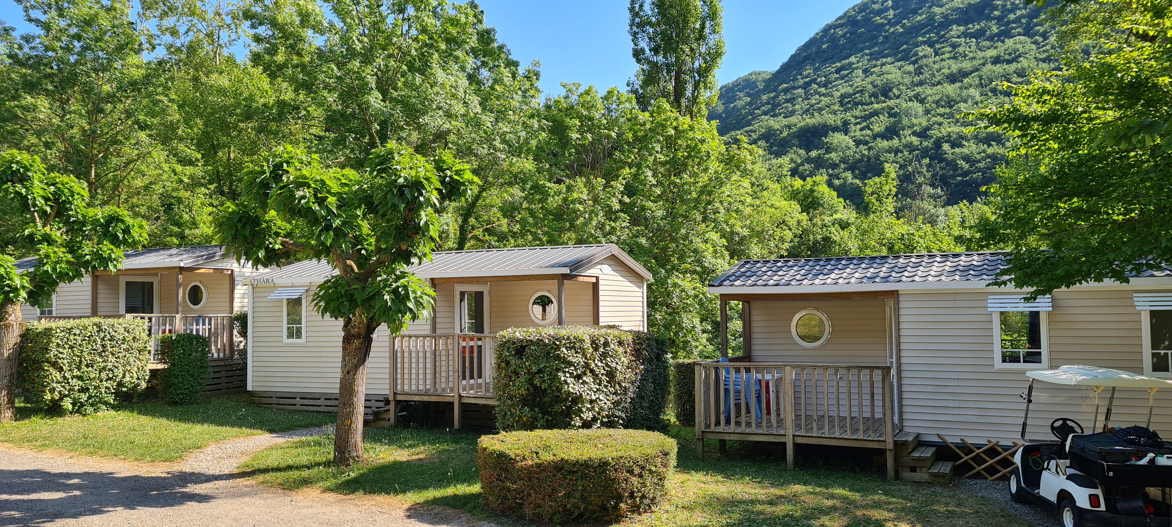 Accommodation - Mobilhome O'hara- 2 Bedrooms - Camping Le Gallo Romain