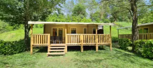 Locatif - Mobile home IRM PREMIUM - 3 bedrooms - Air conditioning + Dishwasher - Camping Le Gallo Romain