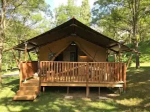 Locatif - Safari Tent - 2 bedrooms - Camping Le Gallo Romain