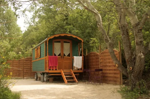 Mietunterkunft - Planwagen - 11 M² - image n°1 - Camping Les Ephélides