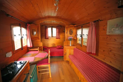 Mietunterkunft - Planwagen - 11 M² - image n°2 - Camping Les Ephélides