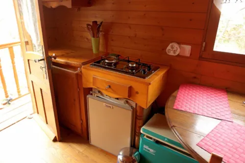 Mietunterkunft - Planwagen - 11 M² - image n°3 - Camping Les Ephélides