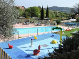 Bathing Camping Les Terrasses Provençales - Venterol