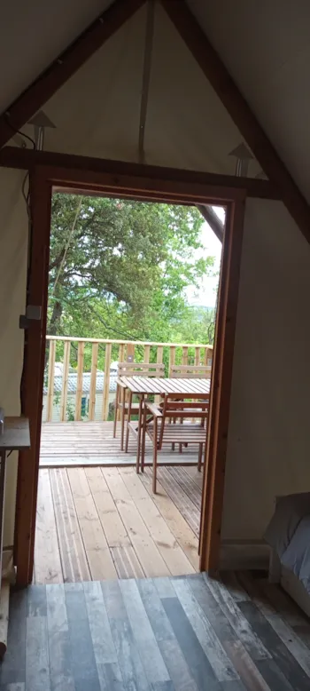 Huuraccommodatie(s) - Tente Trappeur - Camping Les Terrasses Provençales