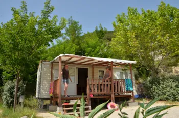 Huuraccommodatie(s) - Cottage - Essentiel - Airconditioning - 2 Slaapkamers - Camping Les Terrasses Provençales