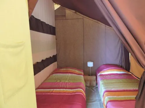 Accommodation - Lodge Aventure Tent - 2 Rooms - image n°6 - Camping Les Terrasses Provençales
