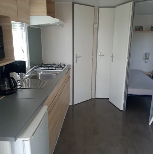 Mietunterkunft - Cottage Confort - Klimatisiert - 2 Zimmer - image n°3 - Camping Les Terrasses Provençales