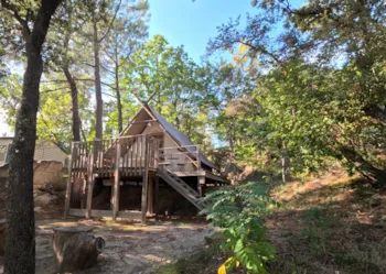 Huuraccommodatie(s) - Avonturentent Trapper - 1 Kamer - Camping Les Terrasses Provençales