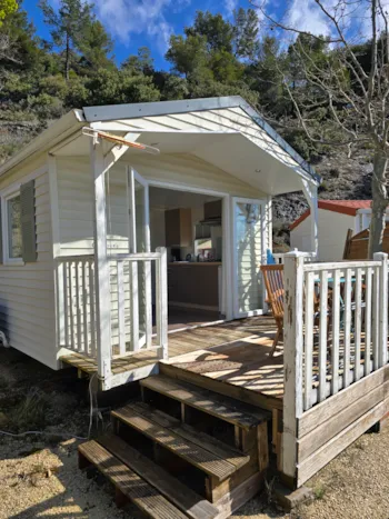 Mietunterkunft - Cottage Confort - Klimatisiert - 1 Schlafzimmer - Camping Les Terrasses Provençales