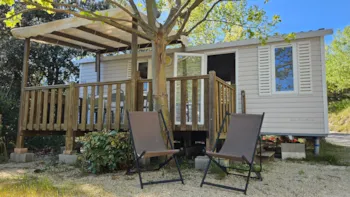 Accommodation - Cottage Confort - Air-Conditioned - 2 Bedrooms - Camping Les Terrasses Provençales