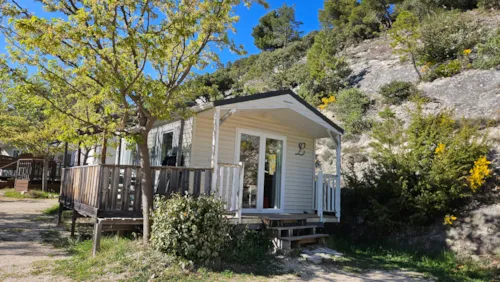 Mietunterkunft - Cottage Confort - Klimatisiert - 1 Schlafzimmer - image n°2 - Camping Les Terrasses Provençales