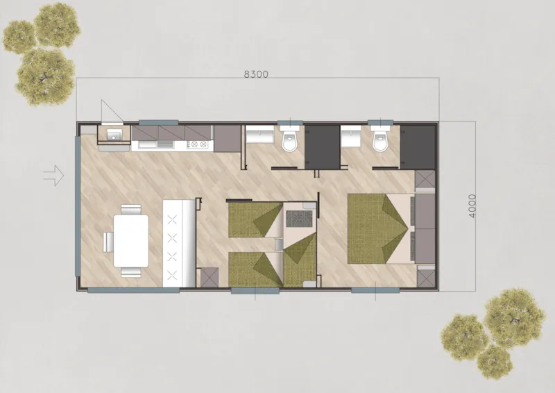 Mobil Home Maxicaravan Prestige Xl