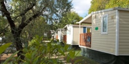 Huuraccommodatie(s) - Stacaravan Maxicaravan Lakeside - Camping Villaggio Europa Silvella