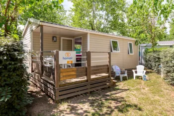Mietunterkunft - Mobilheim Comfort - 33 M²- 3 Zimmer - Einfache Terrasse - Homair - Camping Marvilla Parks - Les Vignes