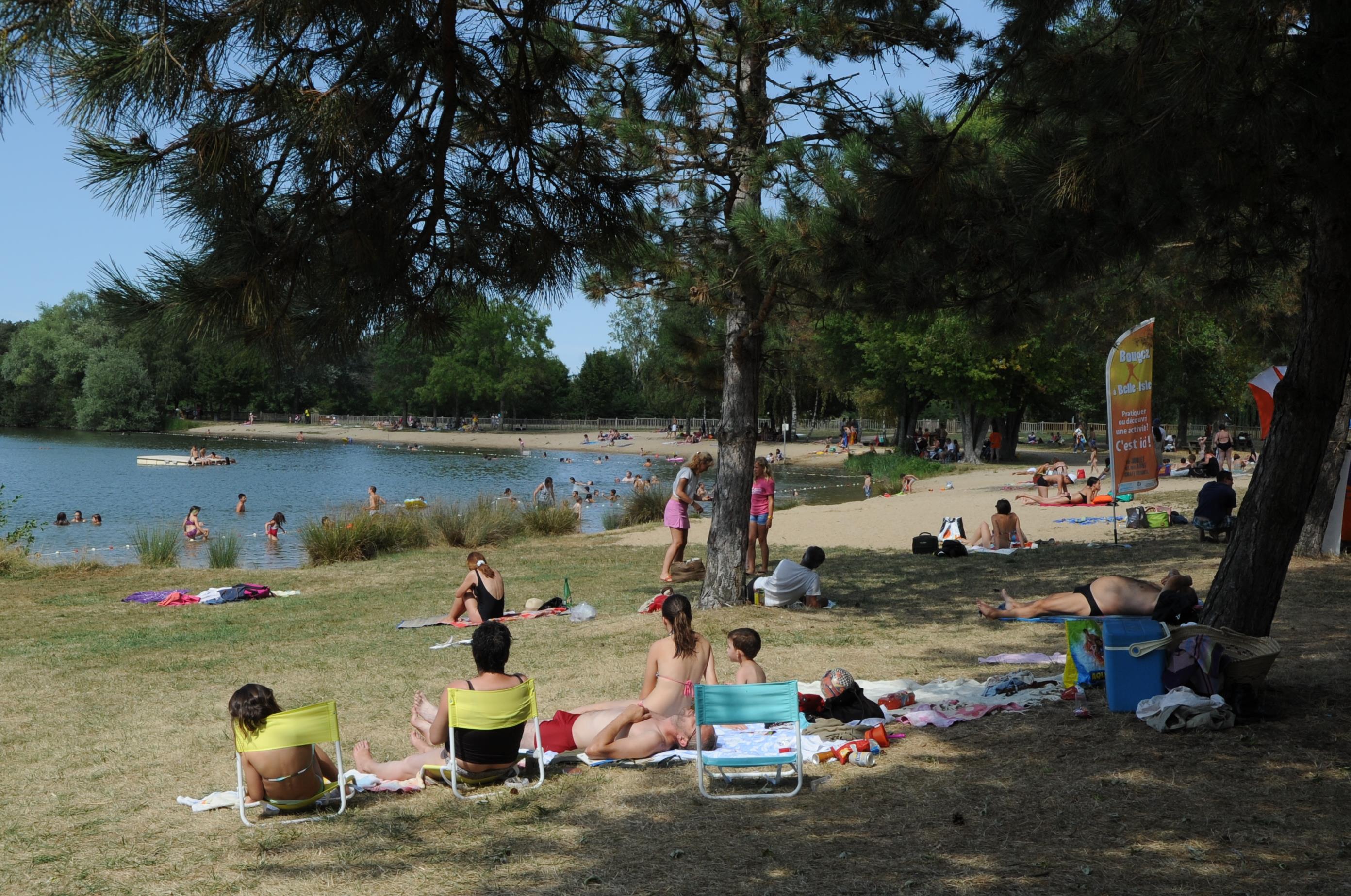 Plages Camping Le Rochat-Belle-Isle - Chateauroux