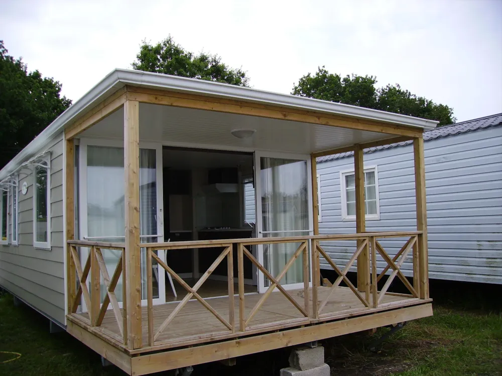 Location - Mobil Home Duo 31M² (2 Chambres Devant La Riviere) - Camping Le Rochat-Belle-Isle