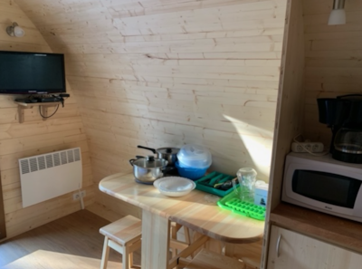 Nature wood chalet  (2 adults + 1 child )