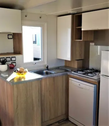 Mietunterkunft - Mobil-Home Quatro 4 Ch - Camping Le Rochat-Belle-Isle