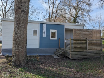 TRIO mobile home on the riverbank