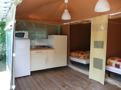 Canvas bungalow - without toilet - 20m²