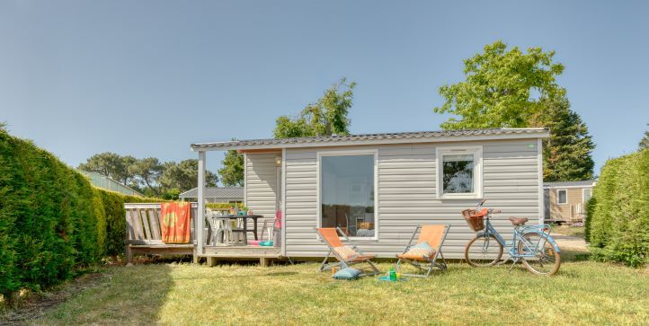 Location - Chalet Relax 2 Chambres Terrasse Semi-Couverte (Rénovation 2024) - Camping Pen Palud