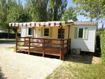 Mietunterkunft - Mobilhome Ventoux 28 M² 3 Zimmers- Pets Are Not Allowed - - Camping Le Brégoux