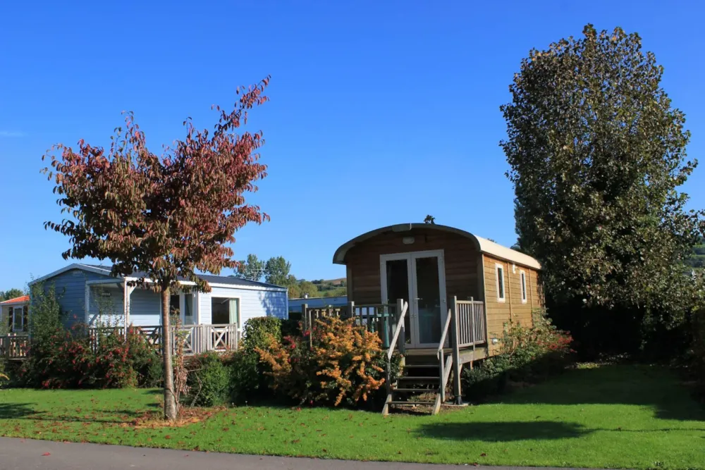 Location - Roulotte Irm 20.4M² - 2 Chambres - Camping Le Marqueval