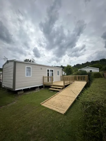 Mietunterkunft - Behindertengerechtes Mobilheim - Camping Le Marqueval