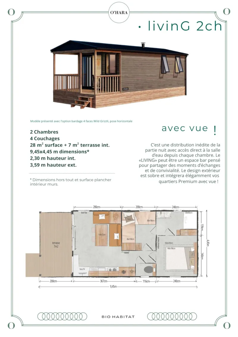 Mobilhome Living 28M²