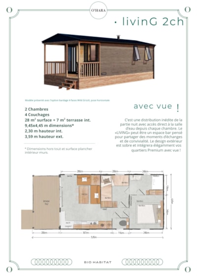 Mobile home Living 28m²