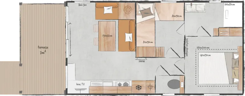 Mobilhome Living 28M²