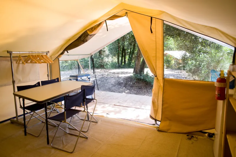 Tente Toile & Bois Classic Iv Vue Forêt