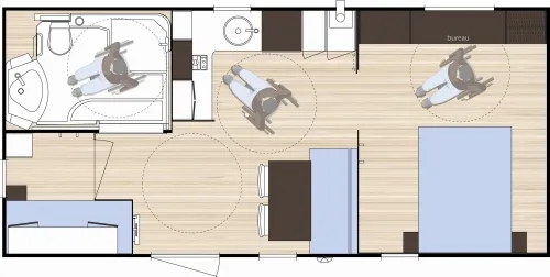 Mobil-Home Pmr 2 Chambres