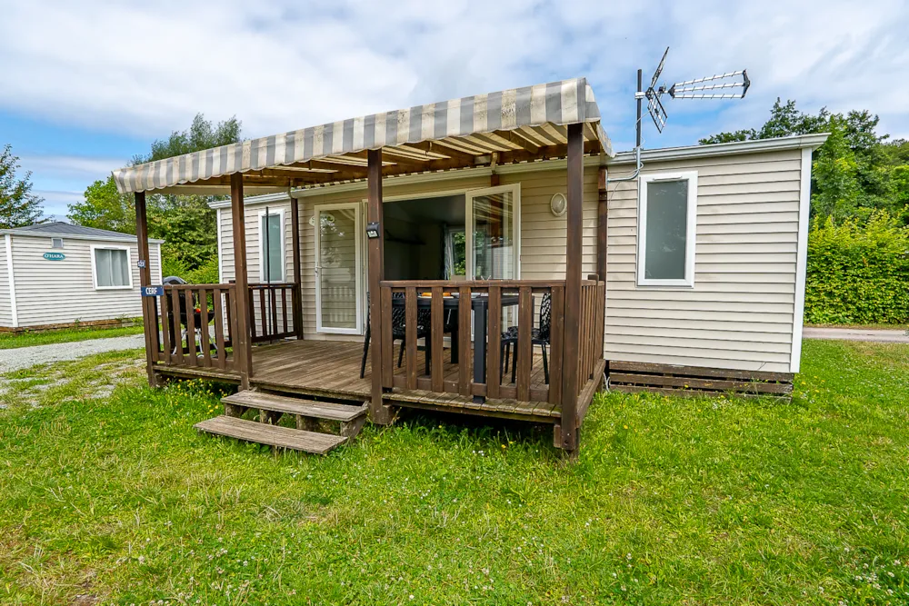 Location - Mobil-Home Classique 2 Chambres - Camping Les Ballastières
