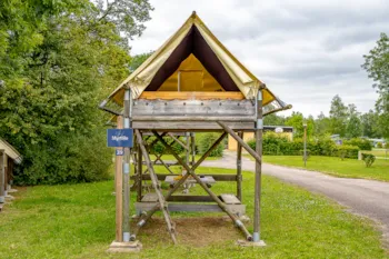 Accommodation - Bivouac Tent On Stilts - Camping Les Ballastières