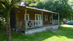 Location - Chalet Goa Confort 32M² (3 Chambres) - Terrasse Couverte 16M² - Tv - Flower Camping Les Terrasses de Dordogne