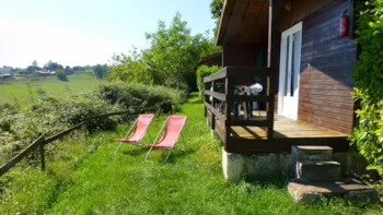 Mietunterkunft - Hütte Standard 25M² (1 Zimmer) - Überdachte Terrasse 9M² - Flower Camping Les Terrasses de Dordogne