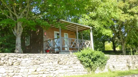 Accommodation - Chalet Noisette Confort 16M² (1 Bedroom) - Sheltered Terrace 8M² - Tv - Flower Camping Les Terrasses de Dordogne